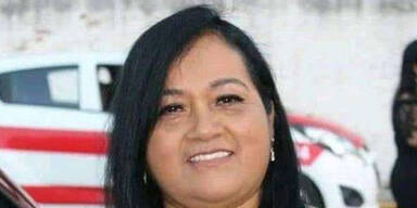 Reporterin Mar&iacute;a Elena Ferral