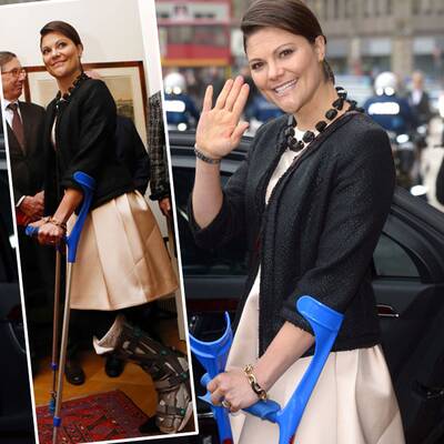 Prinzessin Victoria humpelt bei Deutschland-Besuch