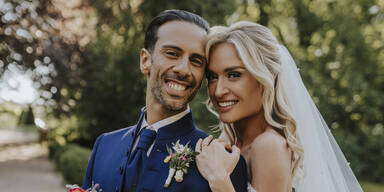 Danilo Campisi und Corinna Kamper haben Traumhochzeit gefeiert.&nbsp;