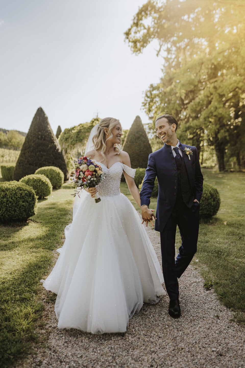 Danilo Campisi und Corinna Kamper haben Traumhochzeit gefeiert. 