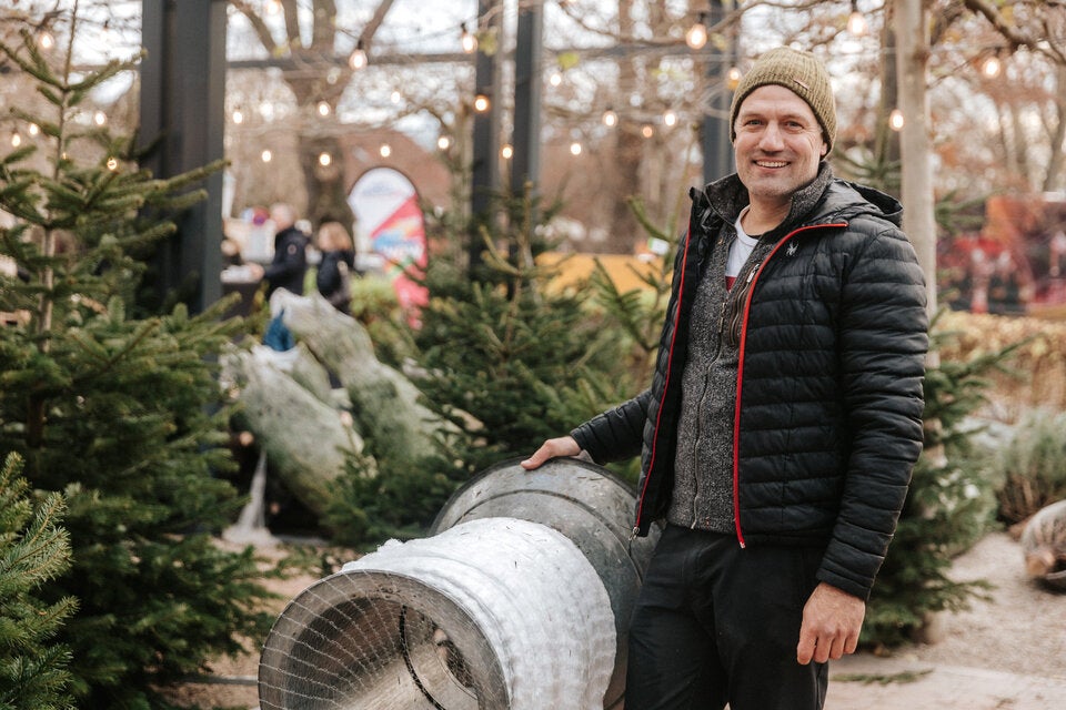 Luftburg im Prater macht Christbaumkauf zum Familienfest