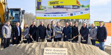Amstetten: Spatenstich f&uuml;r neuen &Ouml;AMTC-St&uuml;tzpunkt