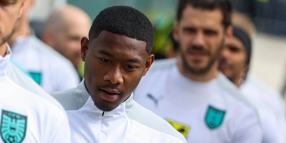 David Alaba im ÖFB-Training