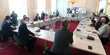 Jetzt steigt der &Ouml;ffnungs-Gipfel im Bundeskanzleramt