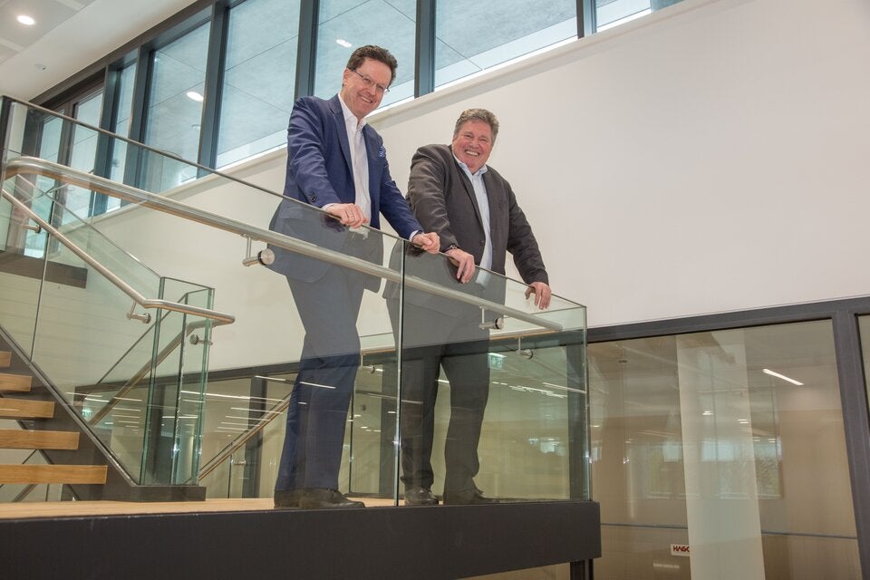 Hubert Wetschnig, CEO Habau Group (l.) und Anton Bondi de Antoni, geschäftsführender Gesellschafter Bondi Consult