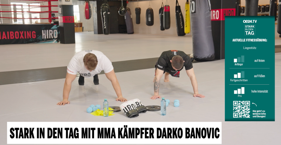 Workout mit Darko Banovic: Stabilität und Kraft für Schultern und Oberkörper