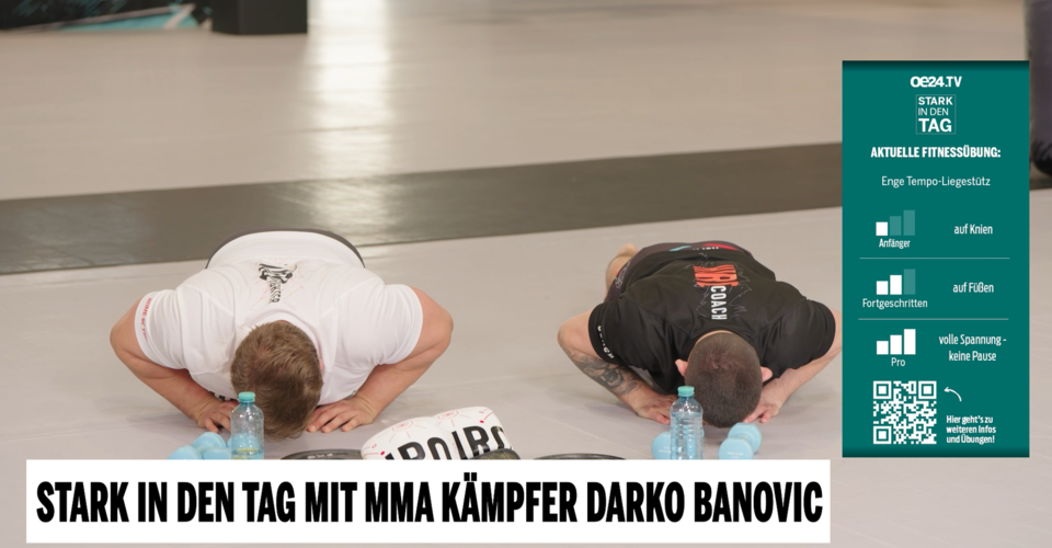 Workout mit Darko Banovic: Stabilität und Kraft für Schultern und Oberkörper