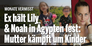 Ex-Mann hält Kinder in Ägypten fest: Mutter kämpft um Lily (8) und Noah (6)