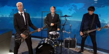 TV-&Uuml;berraschung! Die &Auml;rzte rocken die Tagesthemen