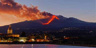 Vulkanasche des Ätna kann zu diesem Produkt werden