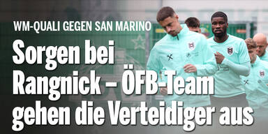 Sorgen bei Rangnick – ÖFB-Team gehen die Verteidiger aus