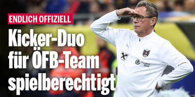 Offiziell: Kicker-Duo ist für das ÖFB-Team spielberechtigt