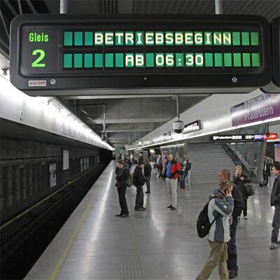 Öffi-Streik in Wien