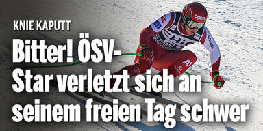 Bitter! ÖSV-Star verletzt sich an seinem freien Tag schwer