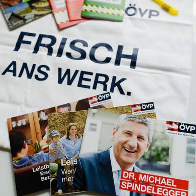 NEOS-Wahlkampfgeschenke