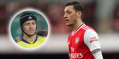 &Ouml;zil scherzt &uuml;ber Rapids Tormann Strebinger