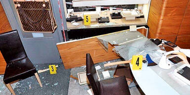 Sie raubten mit Äxten und Pistolen