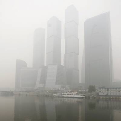 Russland erstickt im Gift-Nebel