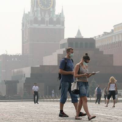 Russland erstickt im Gift-Nebel