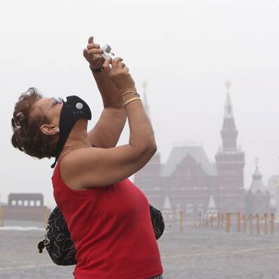 Russland erstickt im Gift-Nebel