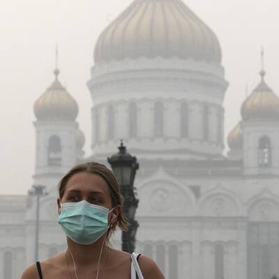 Russland erstickt im Gift-Nebel