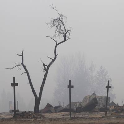 Russland erstickt im Gift-Nebel