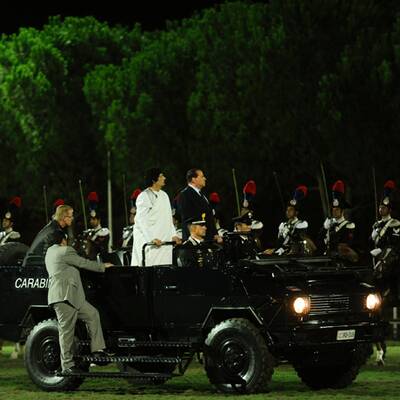 Gaddafi-Show in Rom