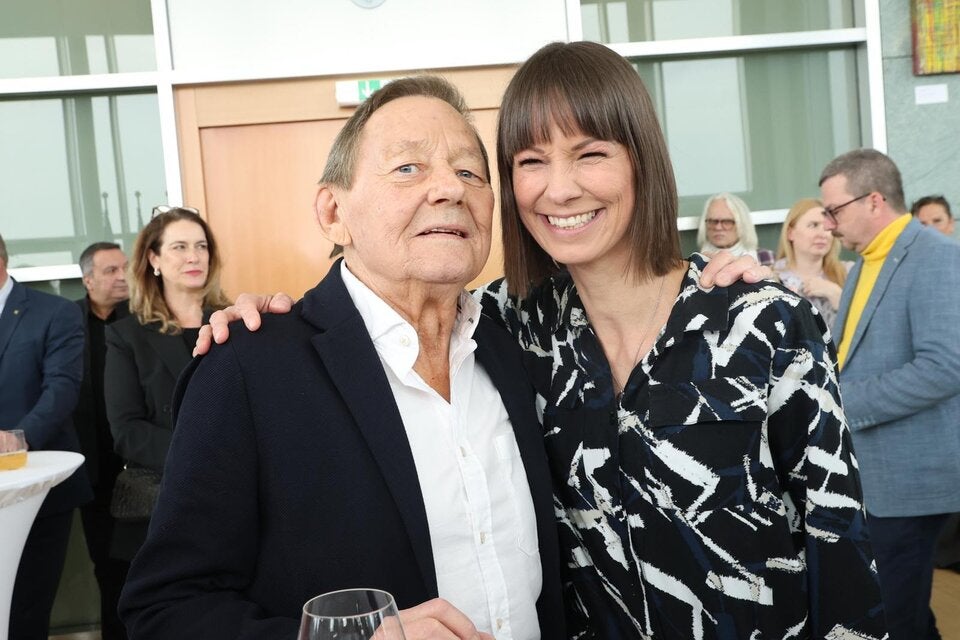 Wolfgang Ambros mit Christina Stürmer