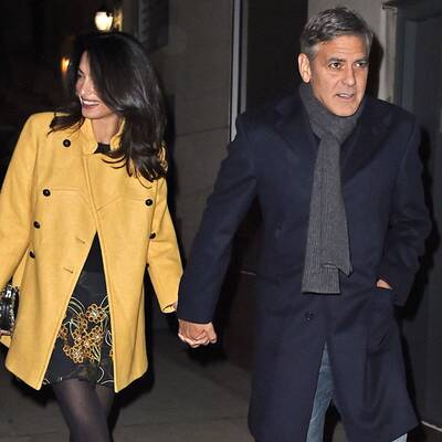 George & Amal Clooney: Süßes Dinner-Date
