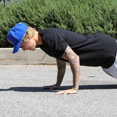 Justin Bieber hält sich fit