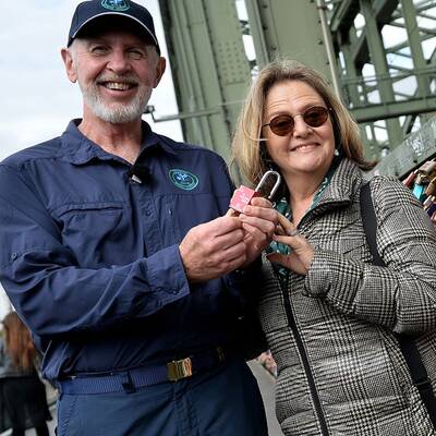 Süßes Pärchen: Dr. Bob & seine Ehefrau Anette