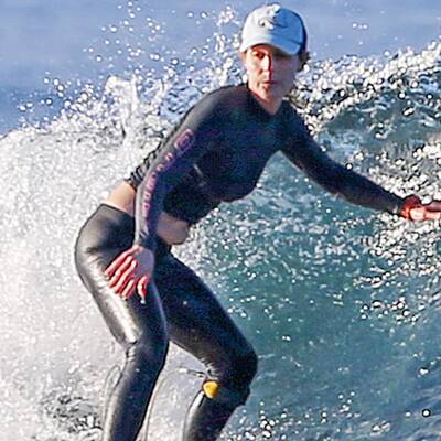 Helen Hunt: Ganz schön sportlich im Urlaub