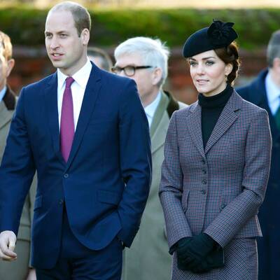 Herzogin Kate & Prinz William besuchen Gottesdienst in Sandringham