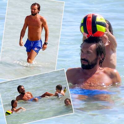 Andrea Pirlo kühlt sich ab