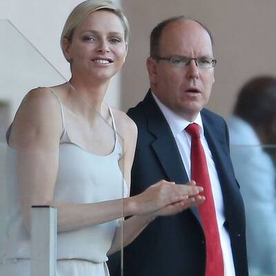 Charlène & Albert bei den 