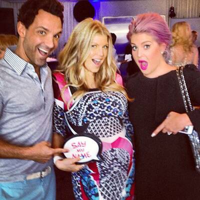 Erste Party für Fergies Baby