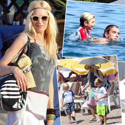 Gwen Stefani, Gavin Rossdale & Kinder in Südfrankreich