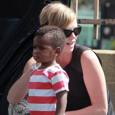 Charlize Theron mit Sohn Jackson