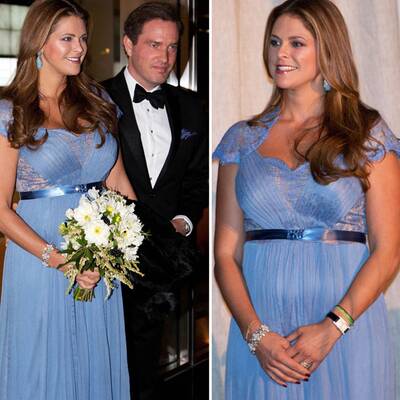 Prinzessin Madeleine strahlt