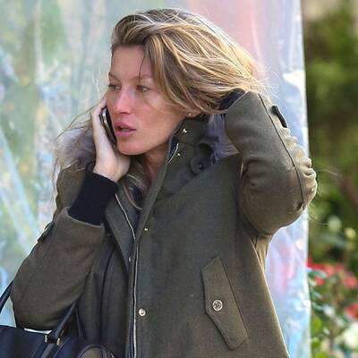 Gisele Bündchen natürlich unterwegs