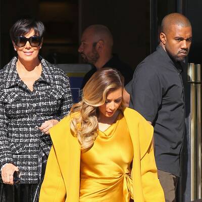 Kim & Kanye gehen mit Kris Jenner einkaufen