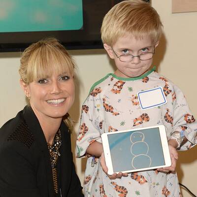 Heidi Klums Charity-Trip ins Kinder-Spital