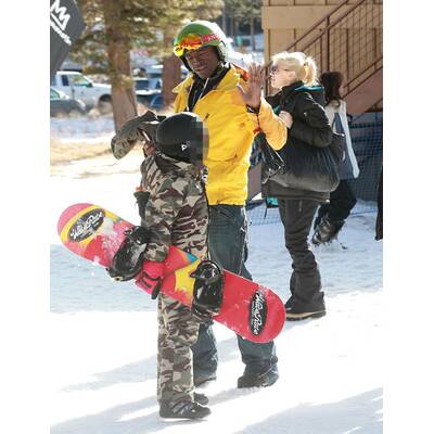 Gwen Stefani & Seal treffen sich im Ski-Urlaub
