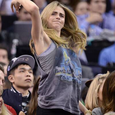 Cara Delevingne liebt die Stadion-Atmosphäre