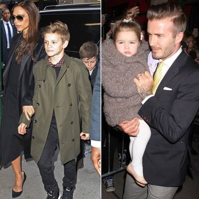 Die Beckhams gehen Mittagessen