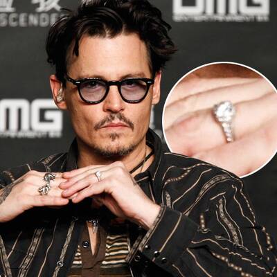 Johnny Depp zeigt seinen Verlobungsring