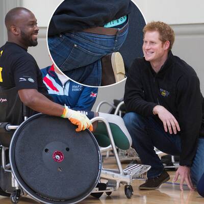 Prinz Harry trifft Sportler für 
