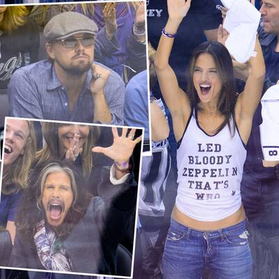 Leonardo DiCaprio, Alessandra Ambrosio & Co. lieben Eishockey