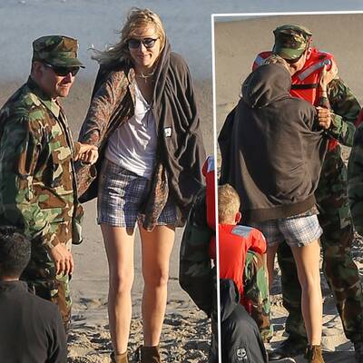 Bradley Cooper & Suki Waterhouse schmusen am Filmset