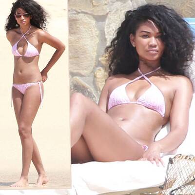 Model Chanel Iman macht Urlaub